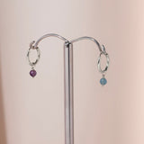 Birthstone hoop earrings - Galore jewelry