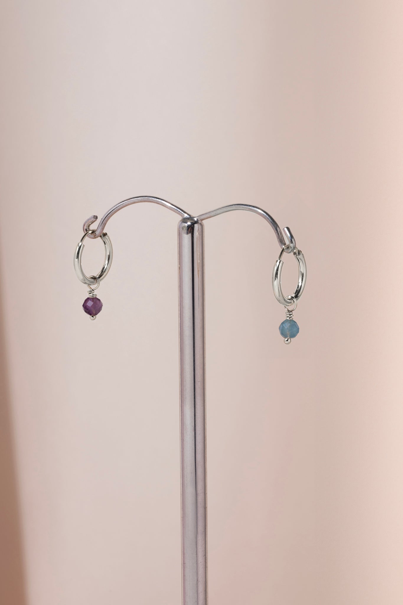 Birthstone hoop earrings - Galore jewelry