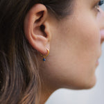 Birthstone hoop earrings - Galore jewelry