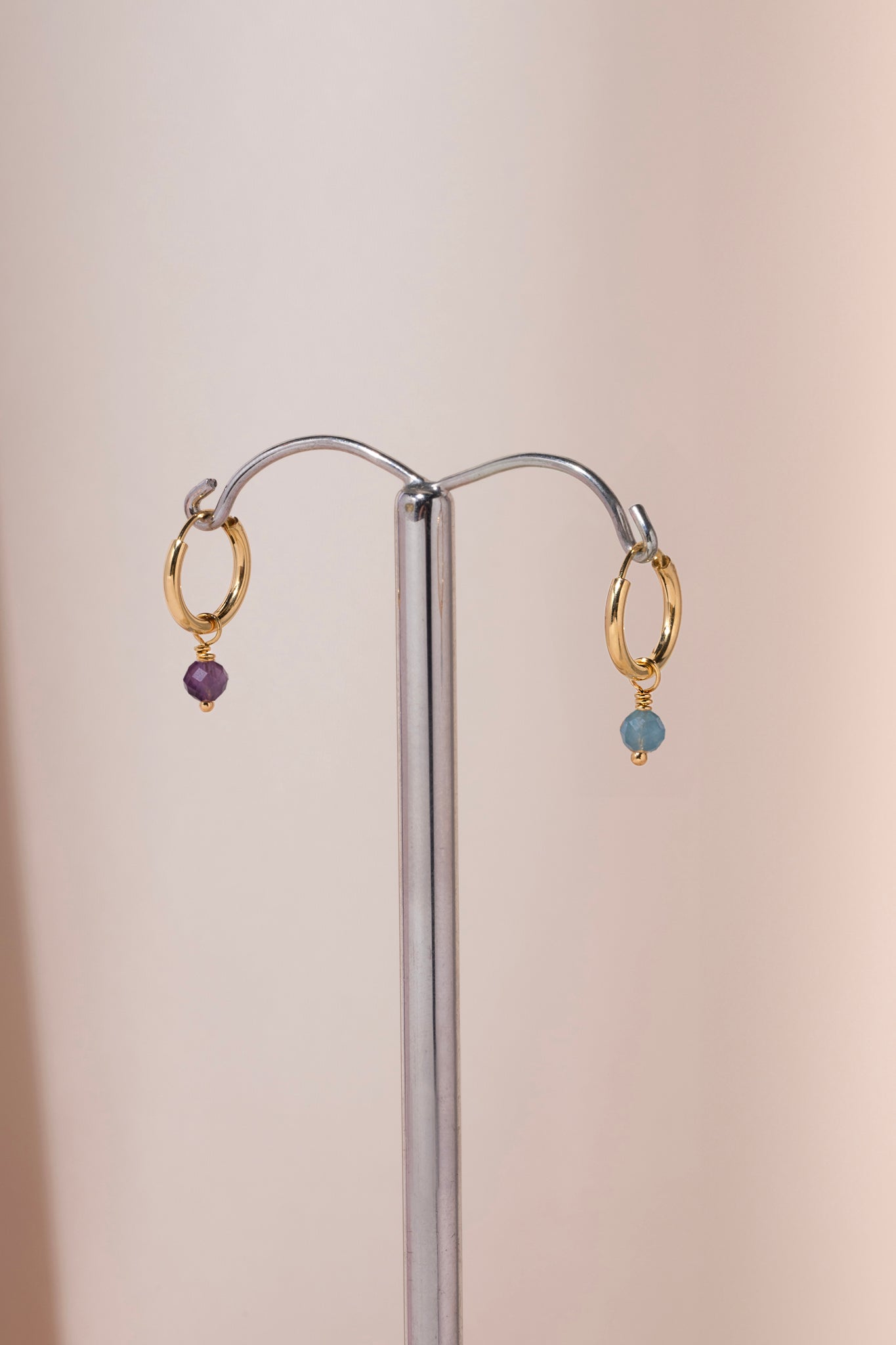 Birthstone hoop earrings - Galore jewelry