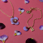 Part of Me necklace violet petite - Galore jewelry