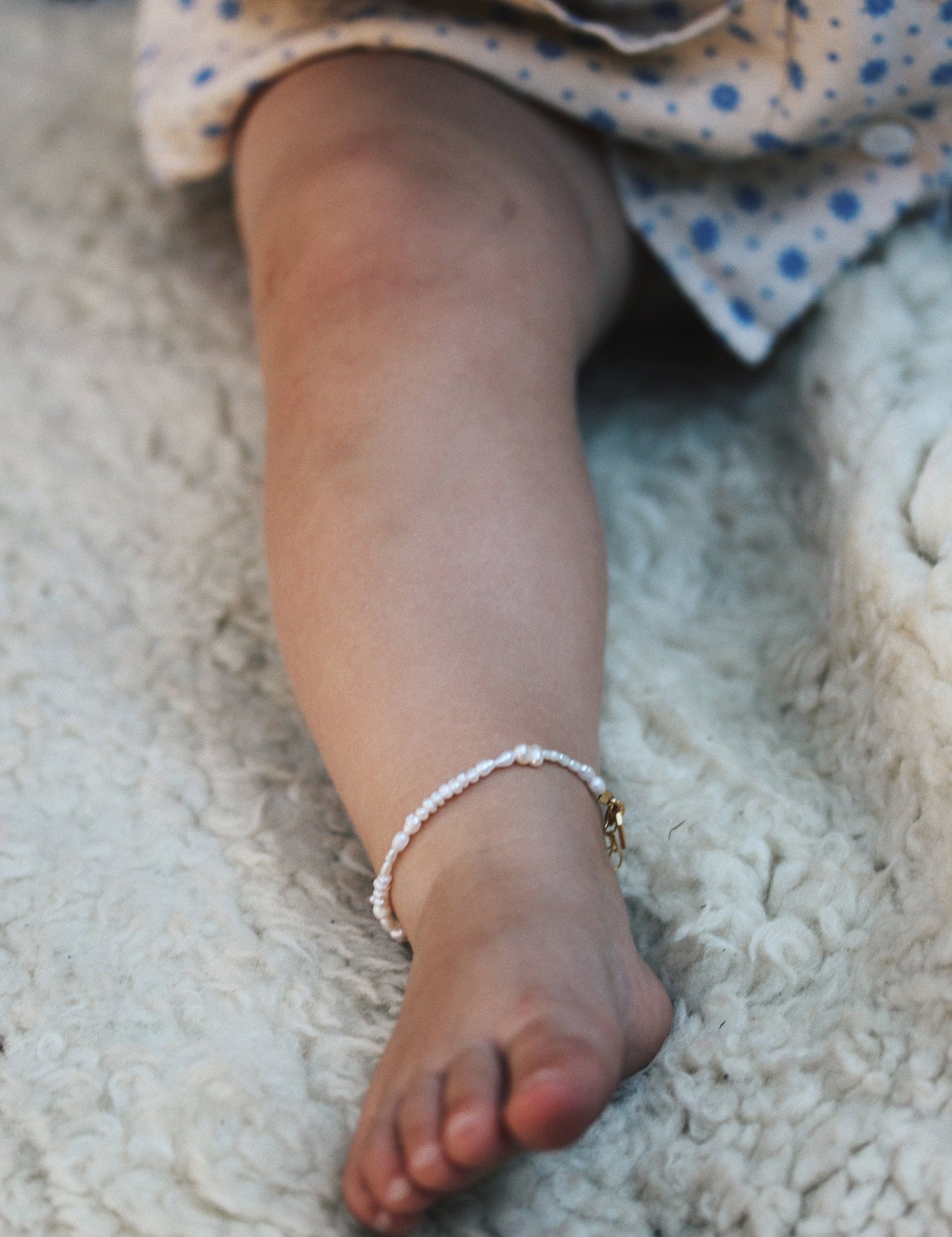 Pearl anklet baby - Galore jewelry