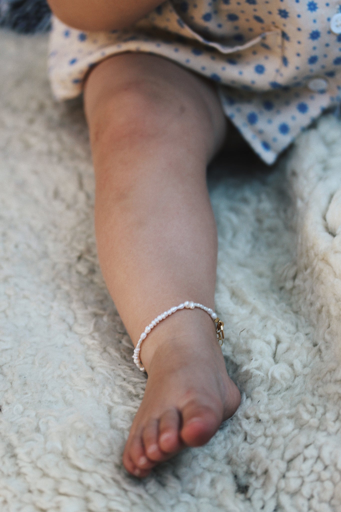Pearl anklet baby - Galore jewelry