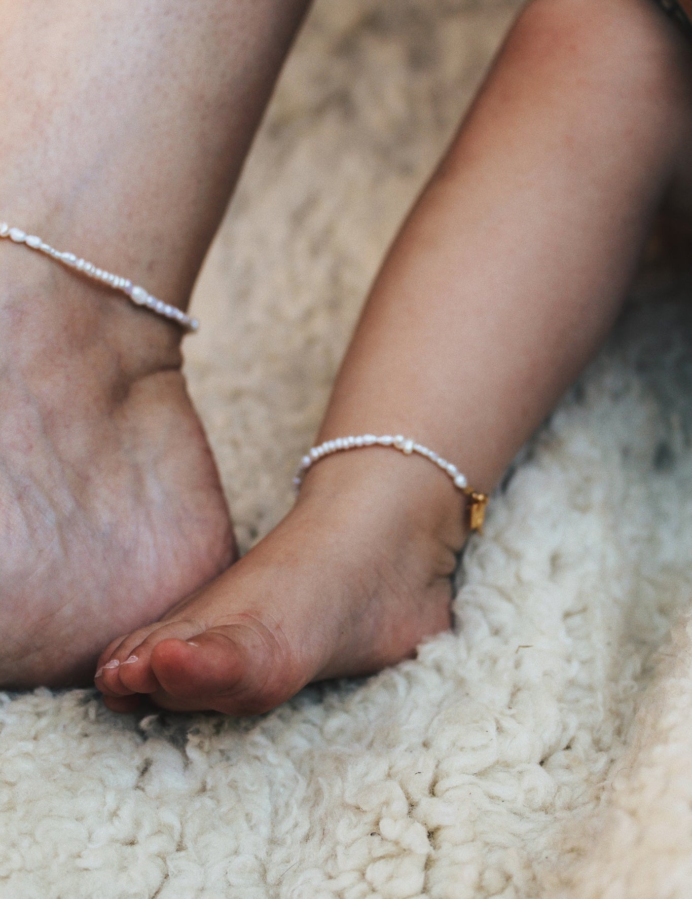 Pearl anklet baby - Galore jewelry