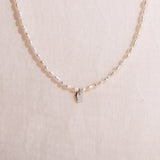 Pearl & Tag necklace baby - Galore jewelry