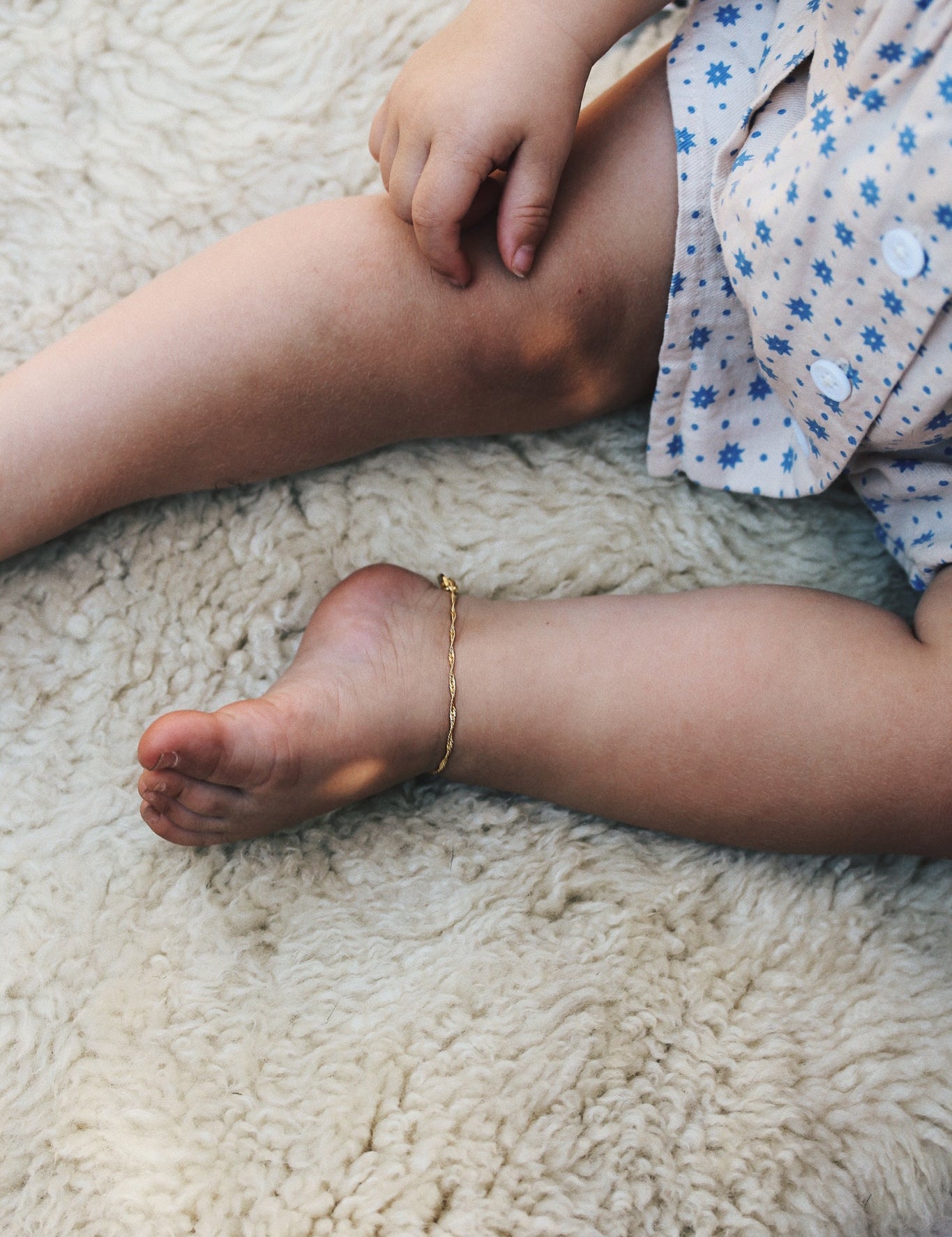 Singapore anklet baby - Galore jewelry