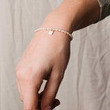 Pearl & Tag bracelet women