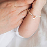 Pearl & Tag bracelet baby