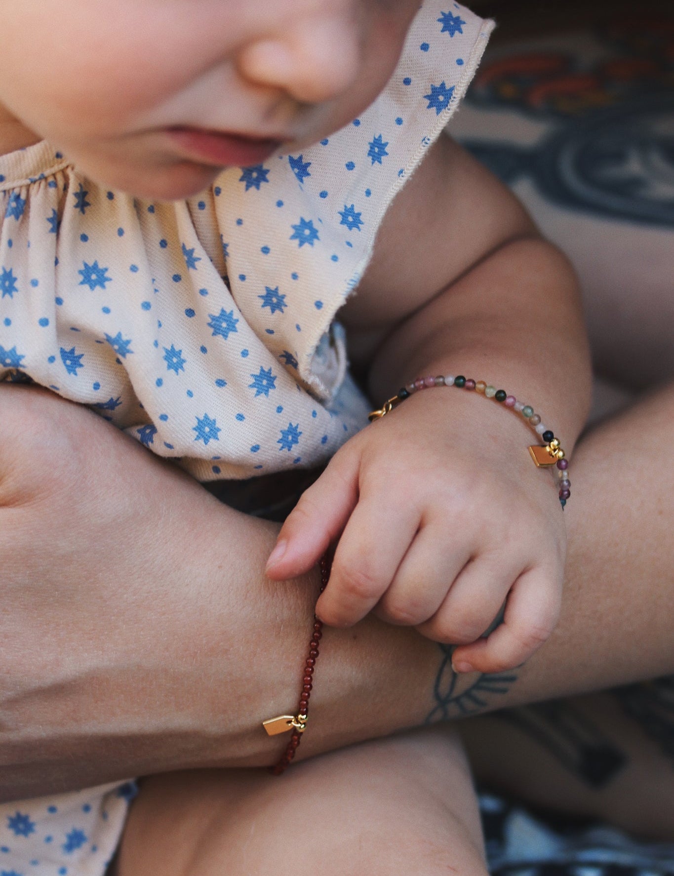 Birthstone & Tag bracelet baby - Galore jewelry