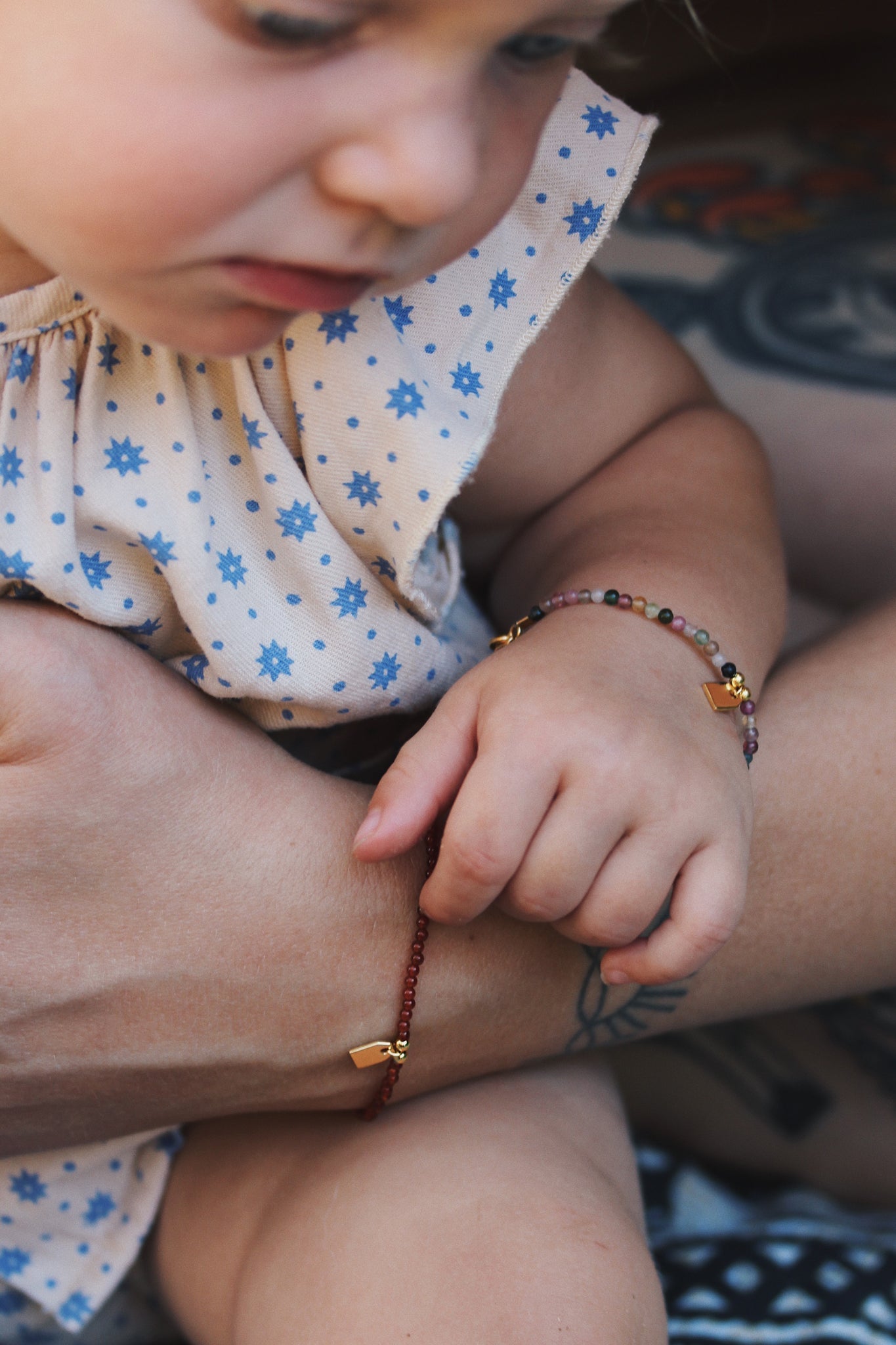 Birthstone & Tag bracelet baby - Galore jewelry