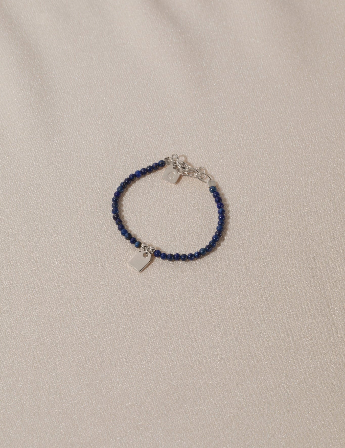 Birthstone & Tag bracelet petite - Galore jewelry