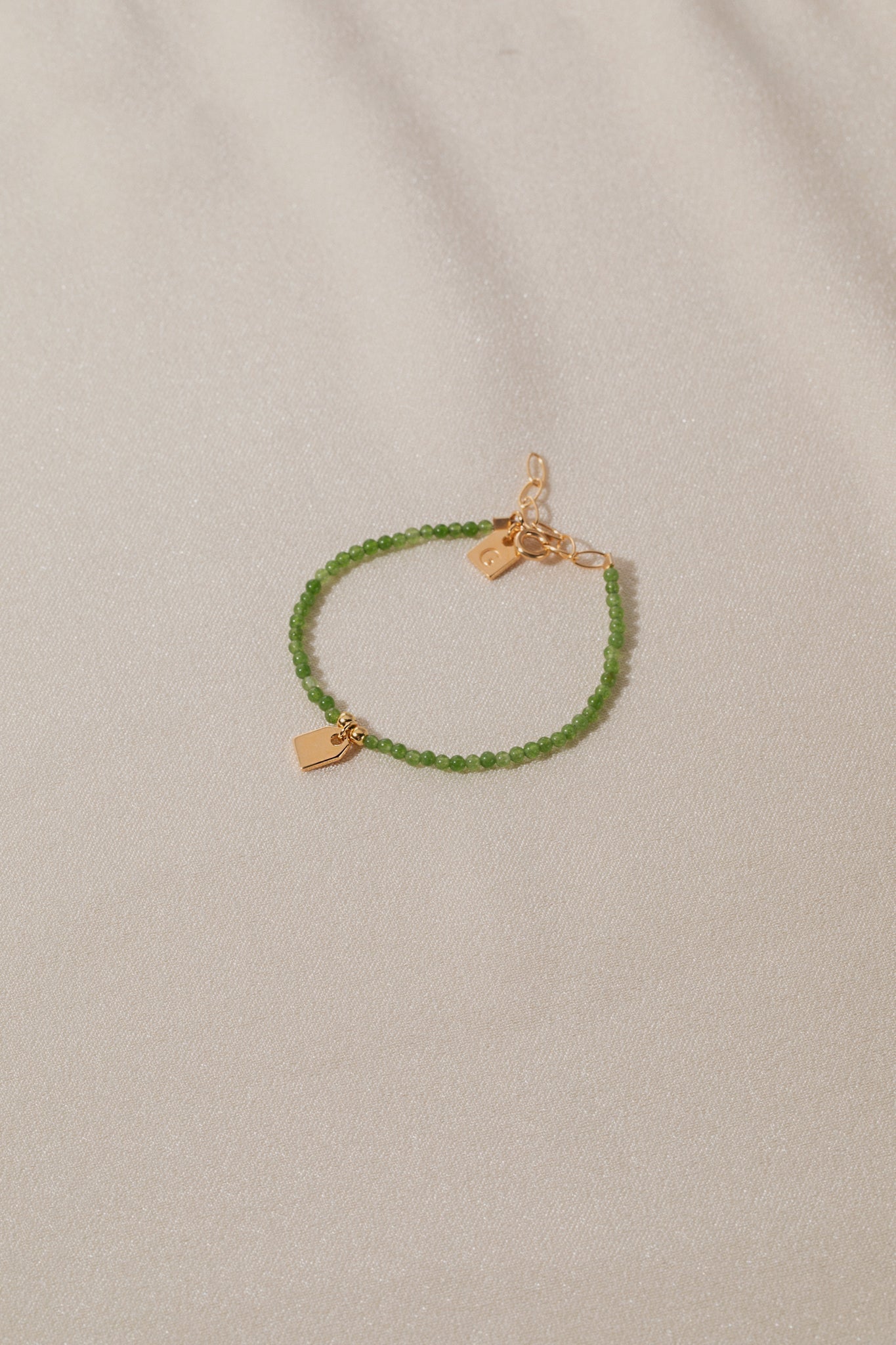 Birthstone & Tag bracelet petite - Galore jewelry