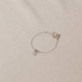 Birthstone & Tag bracelet petite - Galore jewelry