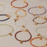 Birthstone & Tag bracelet petite - Galore jewelry