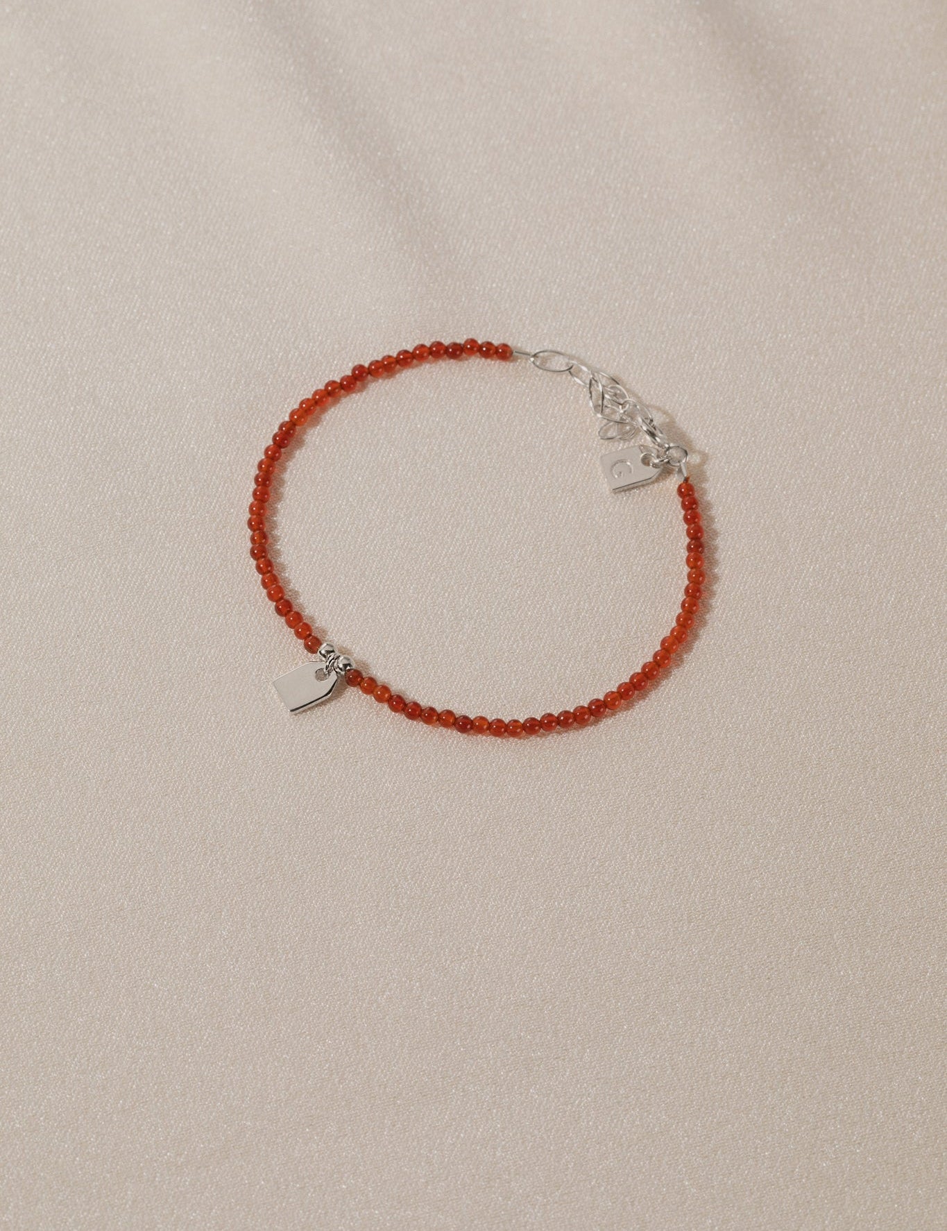 Birthstone & Tag bracelet petite - Galore jewelry