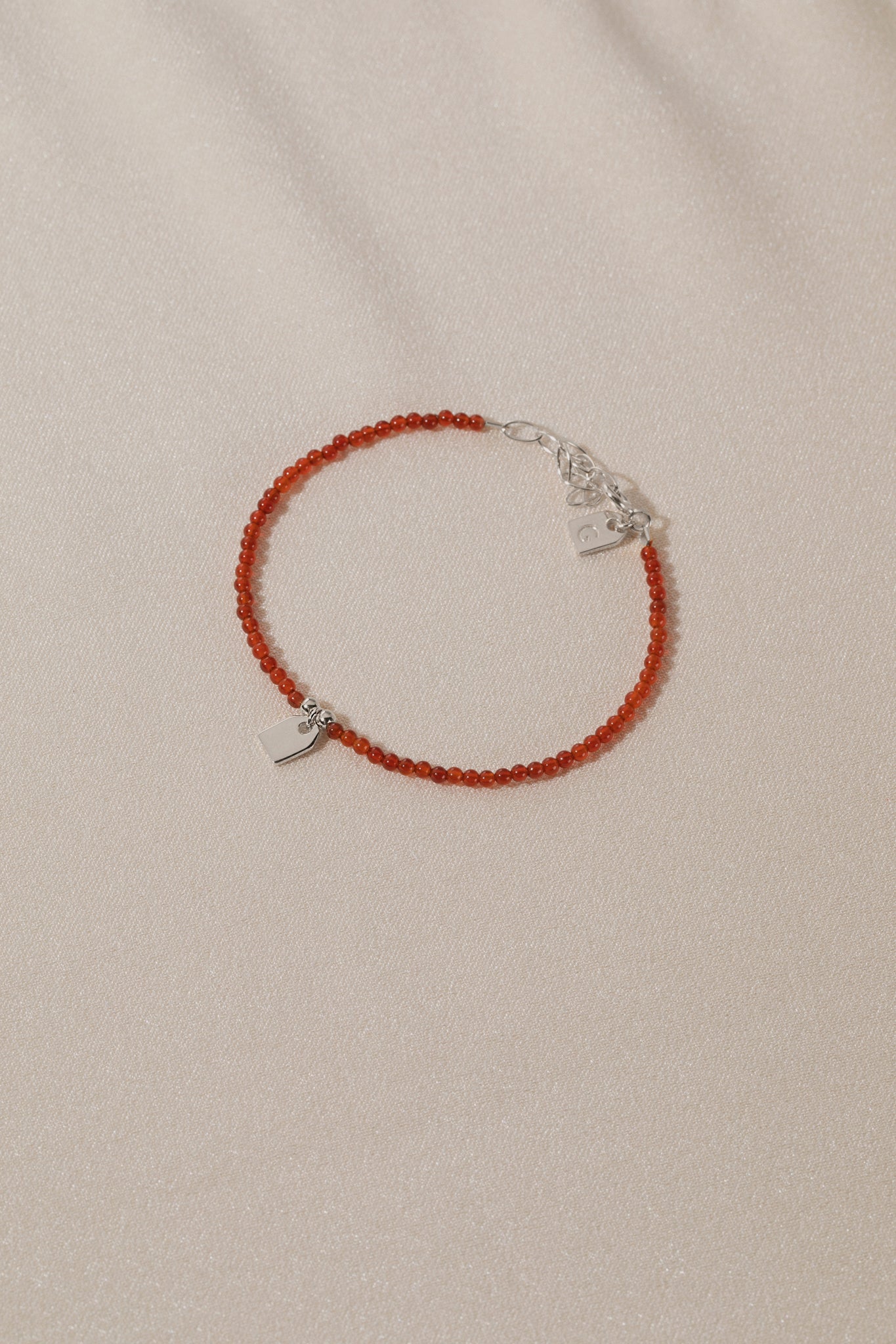 Birthstone & Tag bracelet petite - Galore jewelry