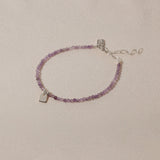 Birthstone & Tag bracelet petite - Galore jewelry