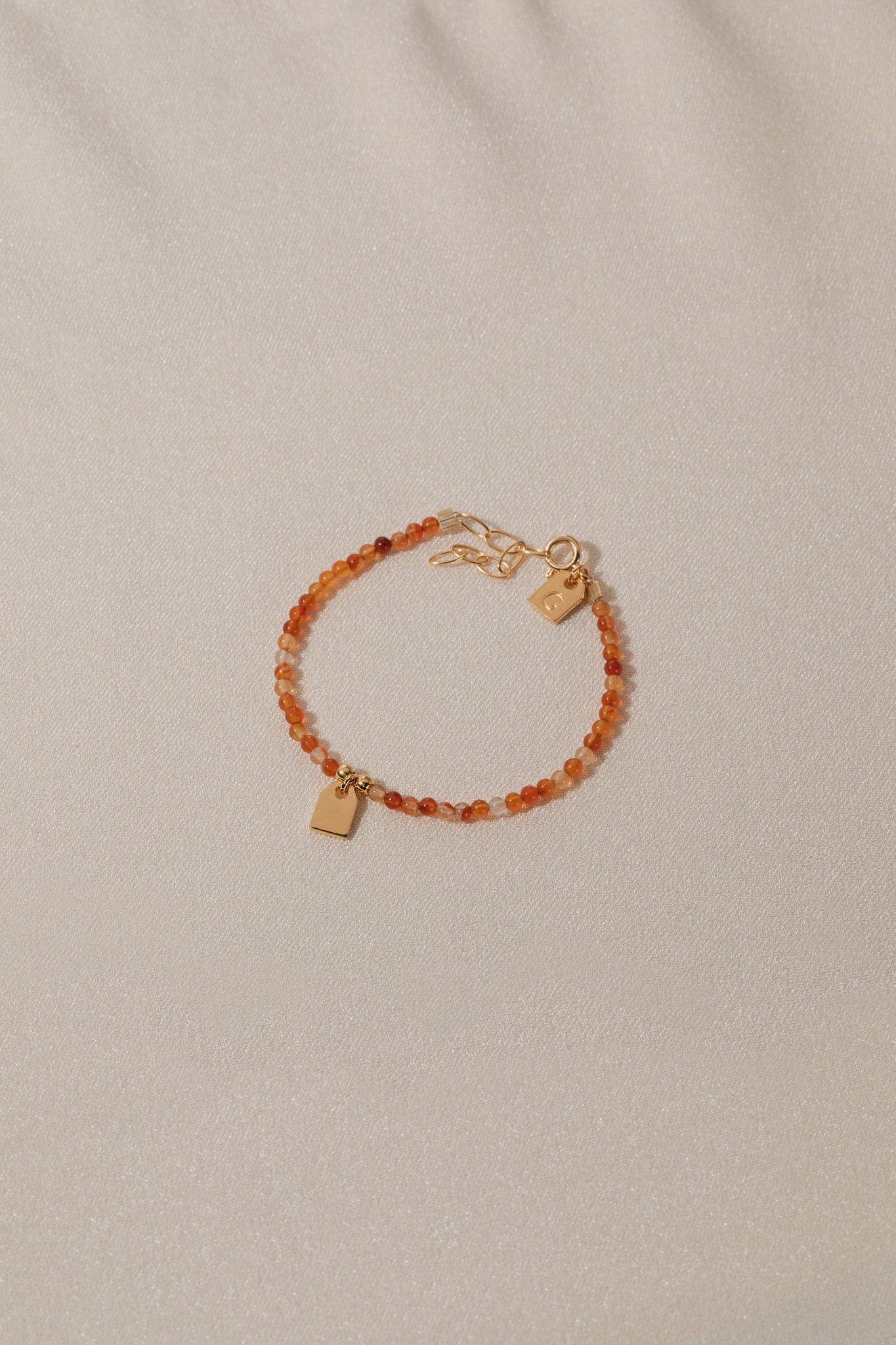 Birthstone & Tag bracelet petite - Galore jewelry