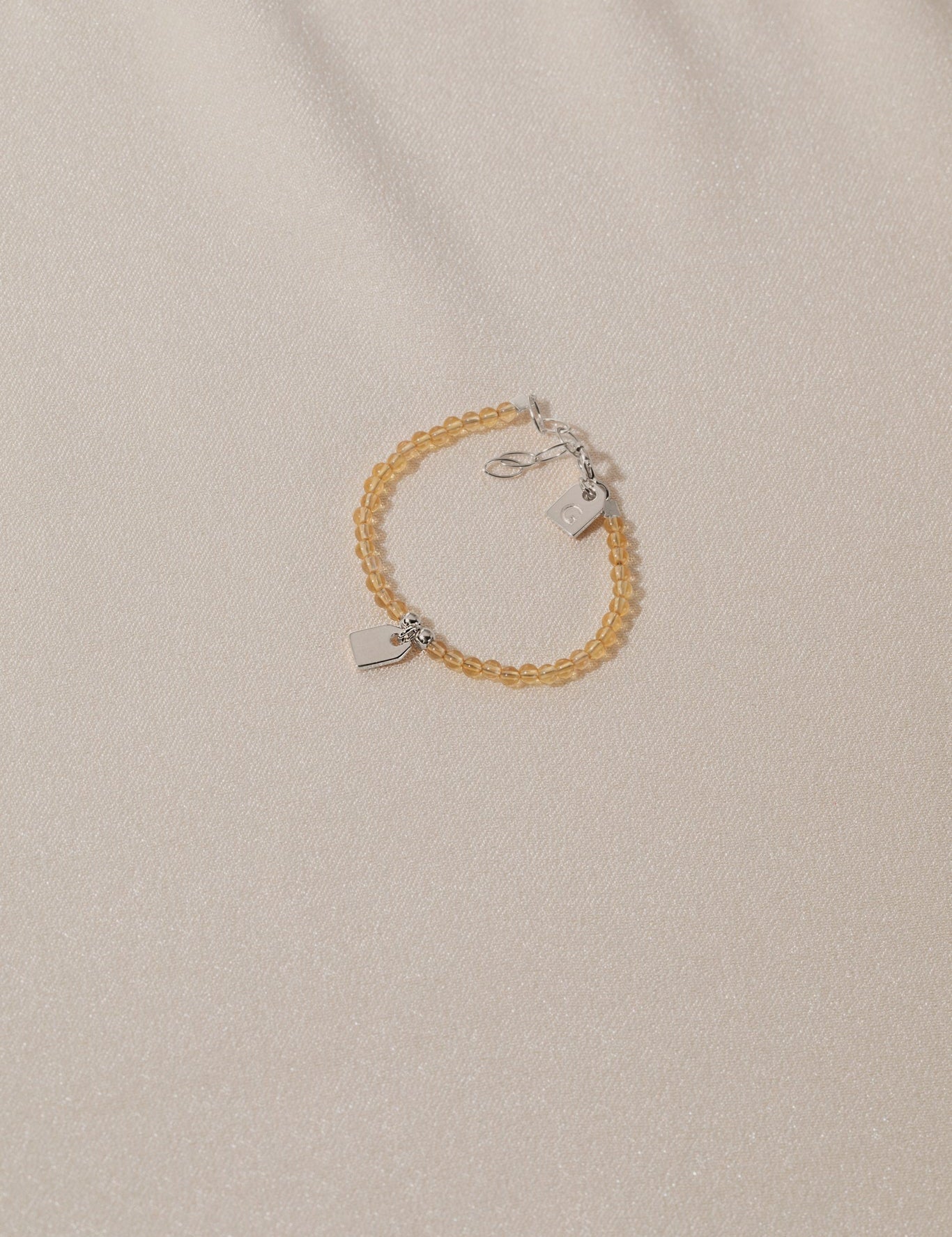 Birthstone & Tag bracelet petite - Galore jewelry