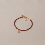 Birthstone & Tag bracelet petite - Galore jewelry