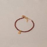 Birthstone & Tag bracelet petite - Galore jewelry