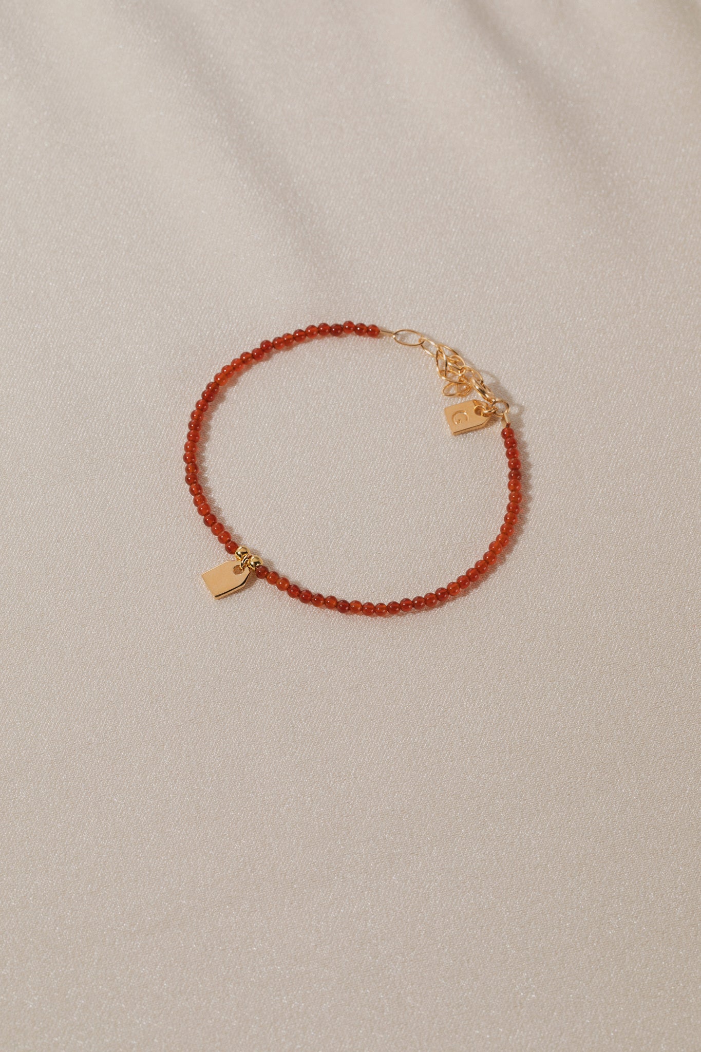 Birthstone & Tag bracelet petite - Galore jewelry