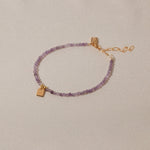 Birthstone & Tag bracelet petite - Galore jewelry