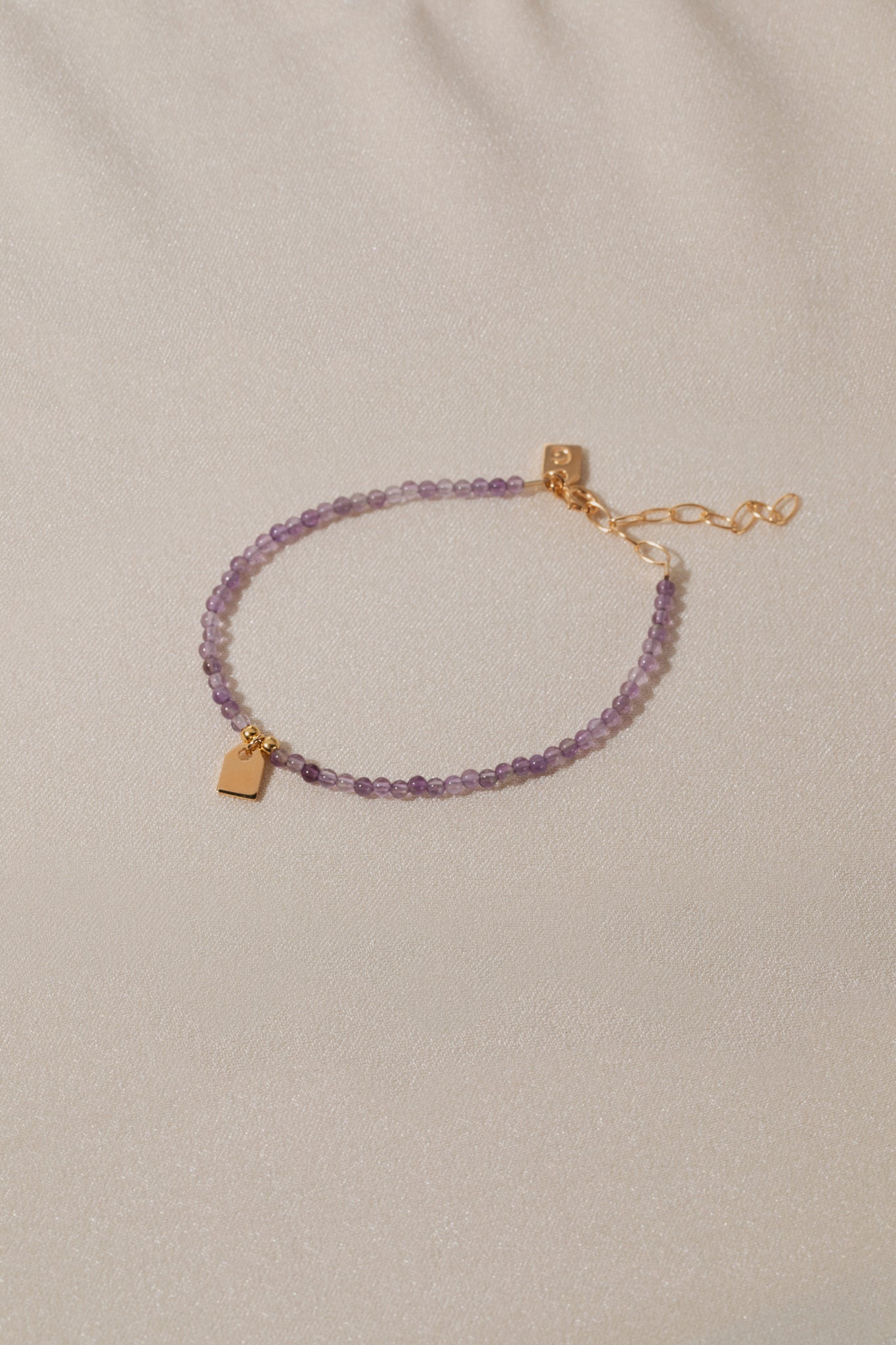 Birthstone & Tag bracelet petite - Galore jewelry