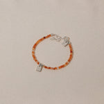 Birthstone & Tag bracelet petite - Galore jewelry