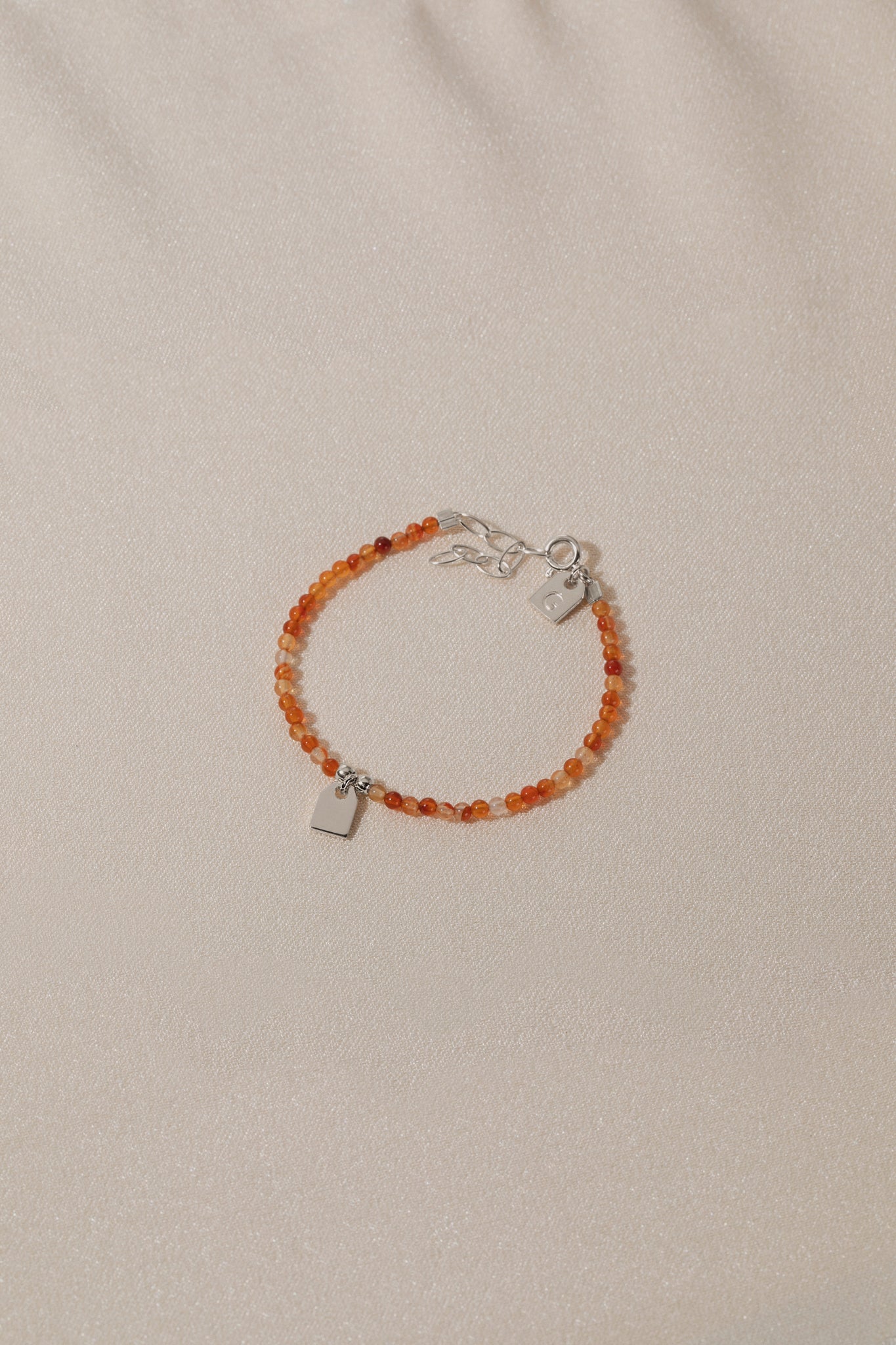 Birthstone & Tag bracelet petite - Galore jewelry