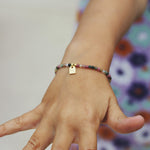 Birthstone & Tag bracelet petite - Galore jewelry
