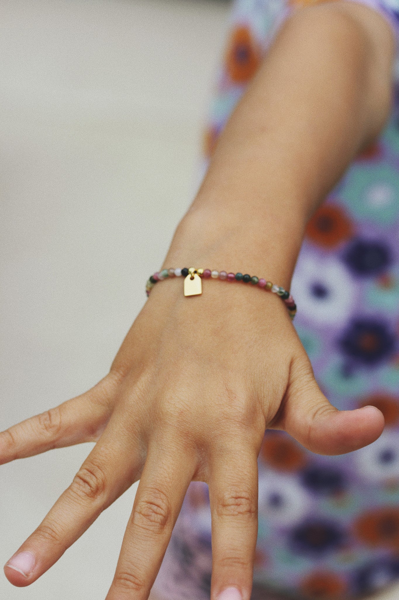 Birthstone & Tag bracelet petite - Galore jewelry
