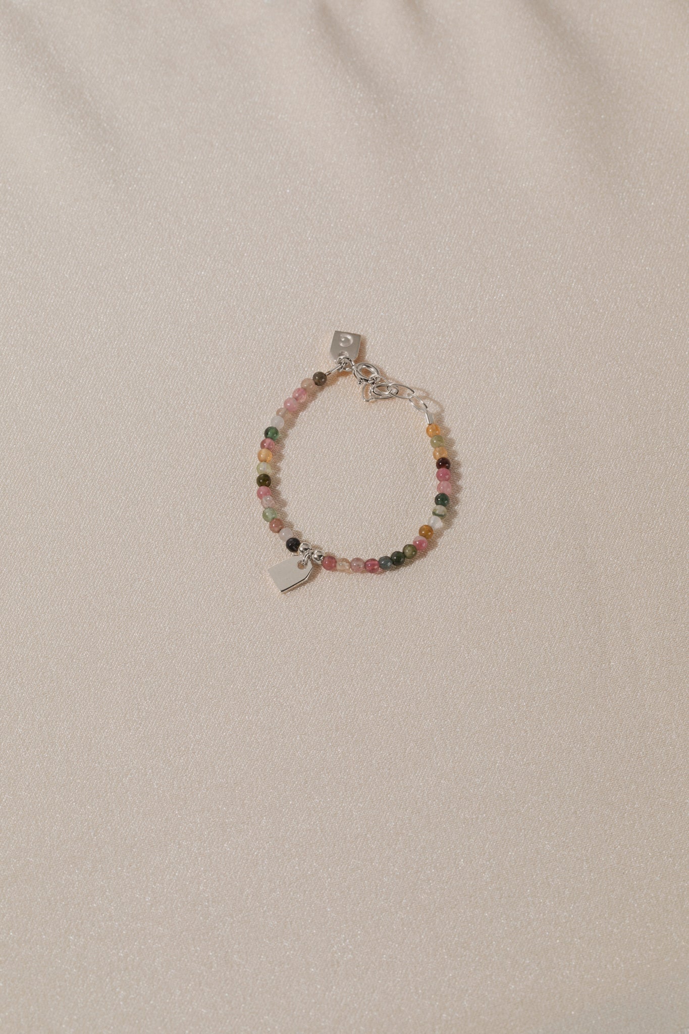Birthstone & Tag bracelet petite - Galore jewelry