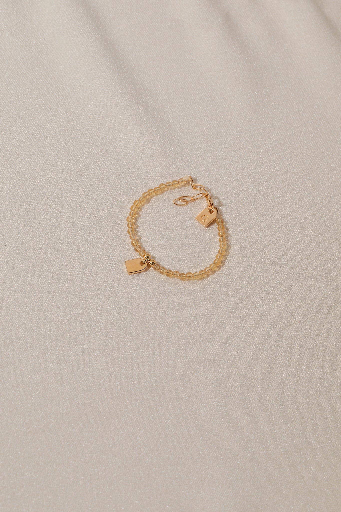 Birthstone & Tag bracelet petite - Galore jewelry