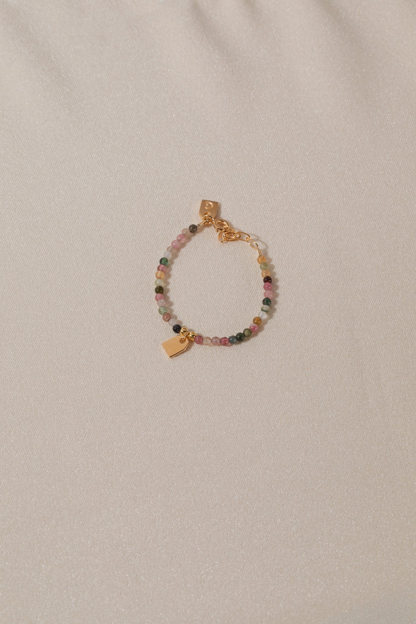 Birthstone & Tag bracelet petite - Galore jewelry