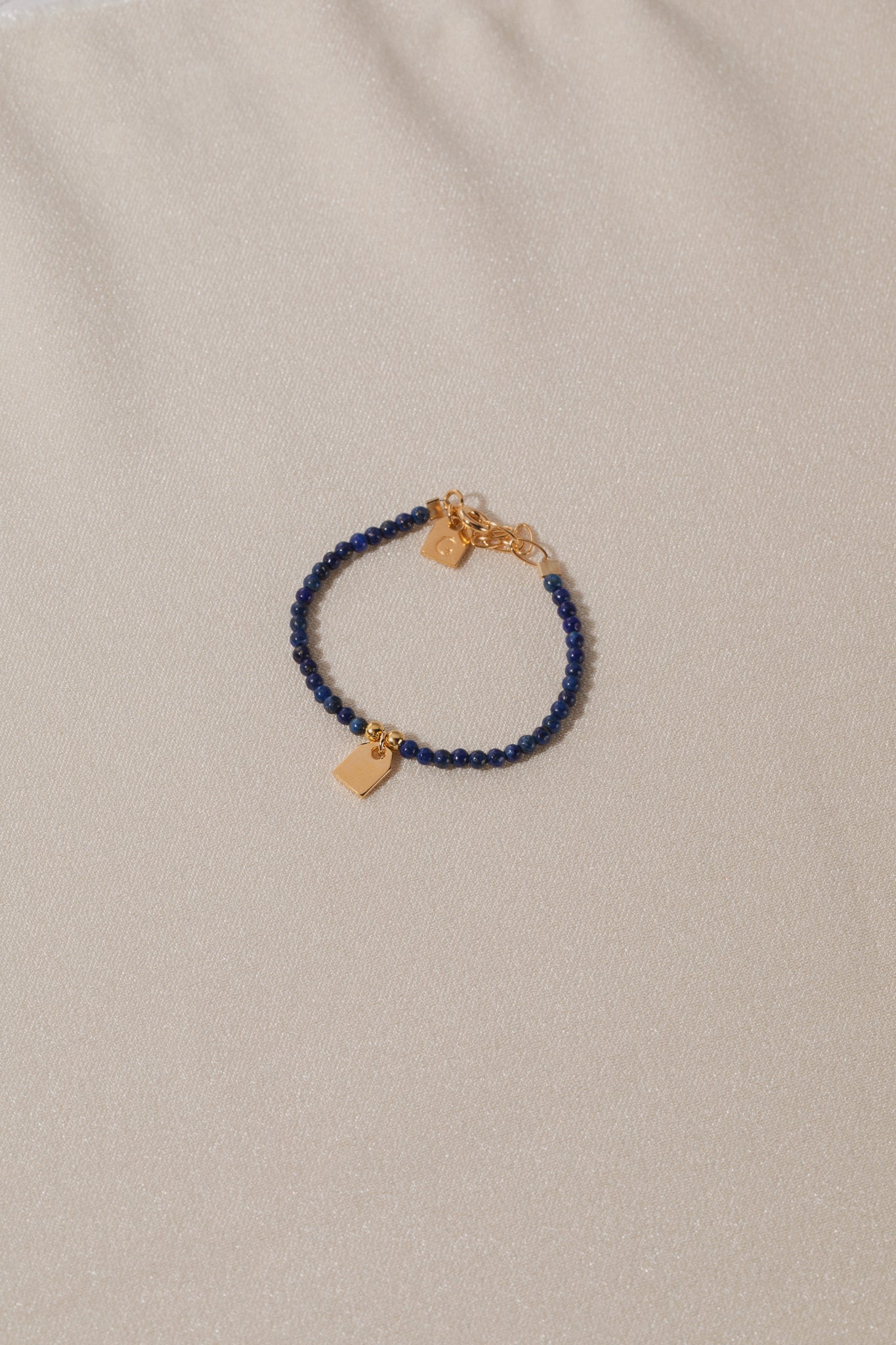 Birthstone & Tag bracelet petite - Galore jewelry