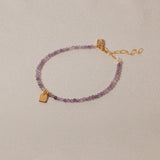 Birthstone & Tag bracelet women - Galore jewelry