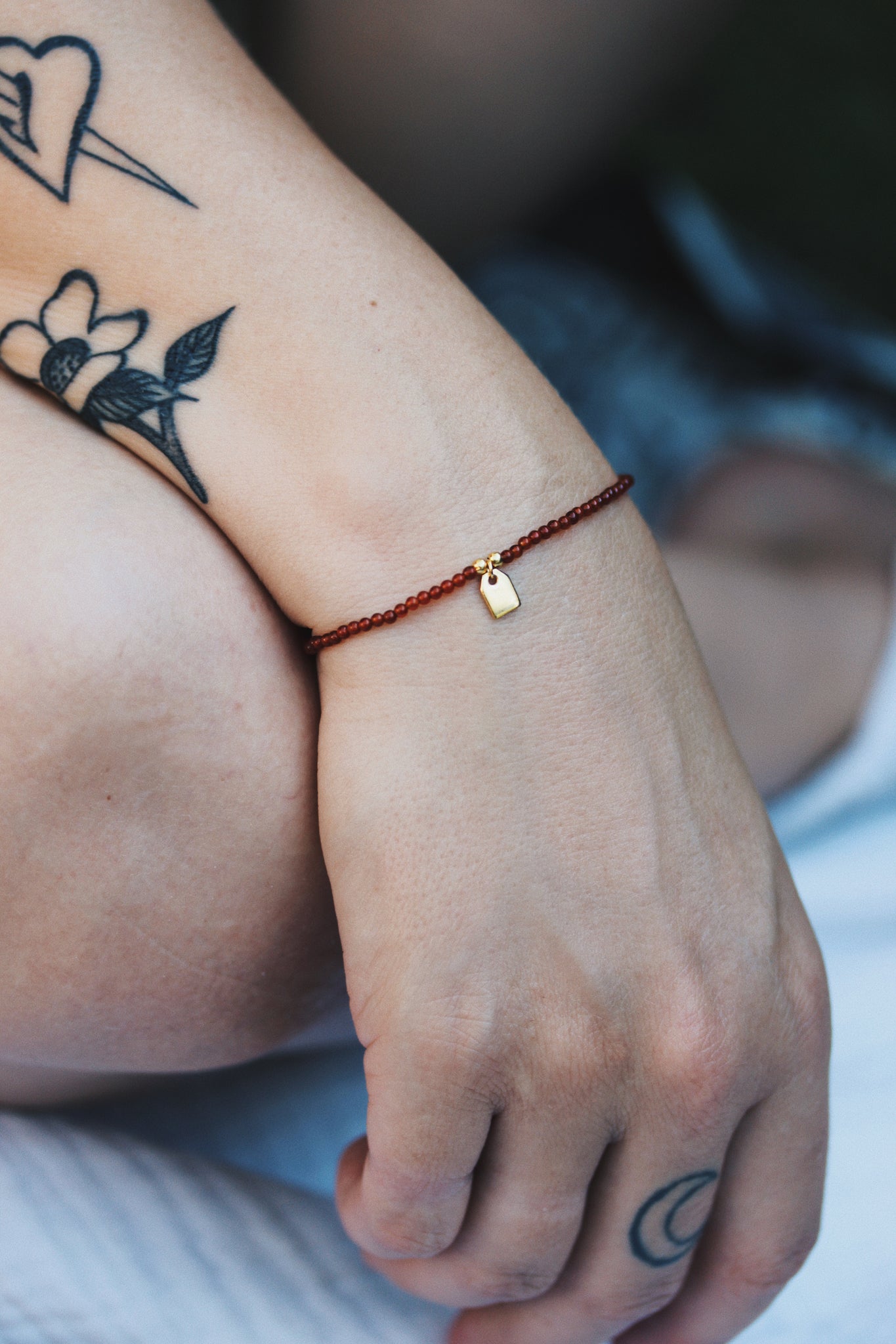 Birthstone & Tag bracelet women - Galore jewelry