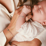 Circle and diamond bracelet baby - Galore jewelry