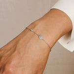 Circle and diamond bracelet women - Galore jewelry