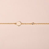 Circle and diamond bracelet women - Galore jewelry