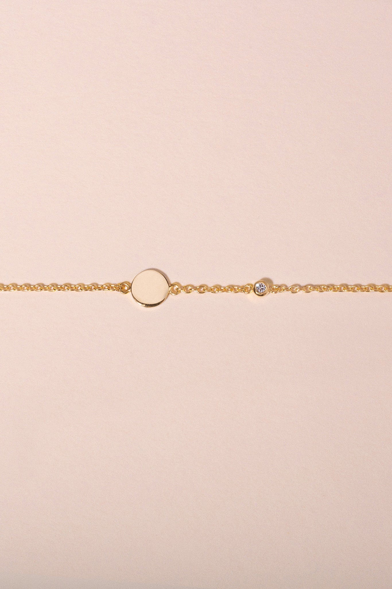 Circle and diamond bracelet women - Galore jewelry