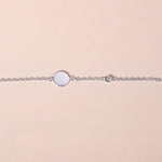Circle and diamond bracelet women - Galore jewelry
