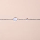 Circle and diamond bracelet women - Galore jewelry