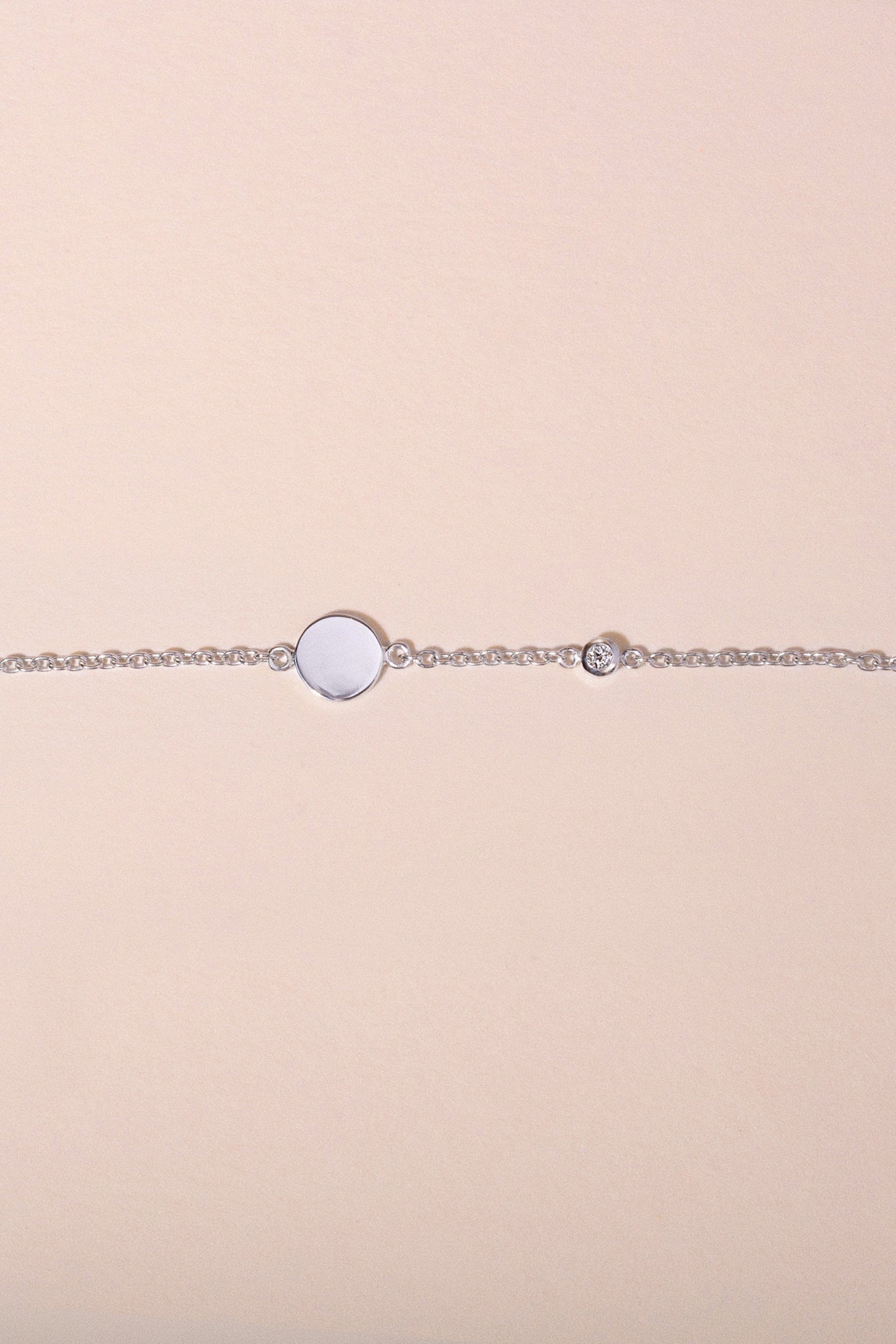 Circle and diamond bracelet women - Galore jewelry