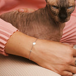 Circle and diamond bracelet women - Galore jewelry