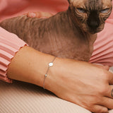 Circle and diamond bracelet women - Galore jewelry