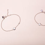 Circle and diamond bracelet women - Galore jewelry