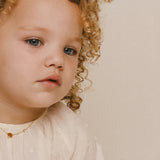 Circle and diamond necklace baby - Galore jewelry