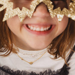 Circle and diamond necklace petite - Galore jewelry